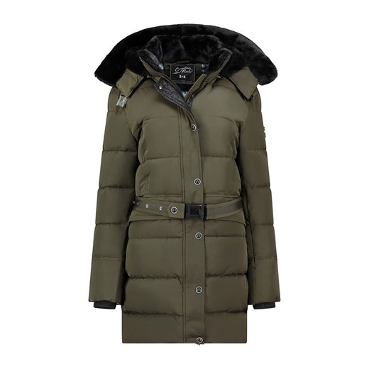 Canadian Peak Płaszcz pikowany &quot;Bettineak&quot; w kolorze khaki ze sklepu Limango Polska w kategorii Kurtki damskie - zdjęcie 187502676