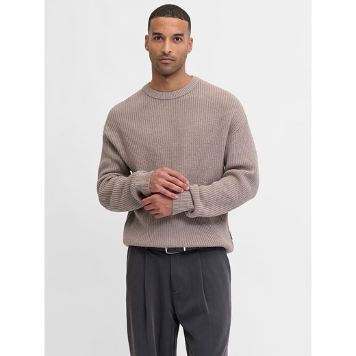 Jack &amp; Jones Sweter &quot;Kaito&quot; w kolorze beżowym ze sklepu Limango Polska w kategorii Swetry męskie - zdjęcie 187502735