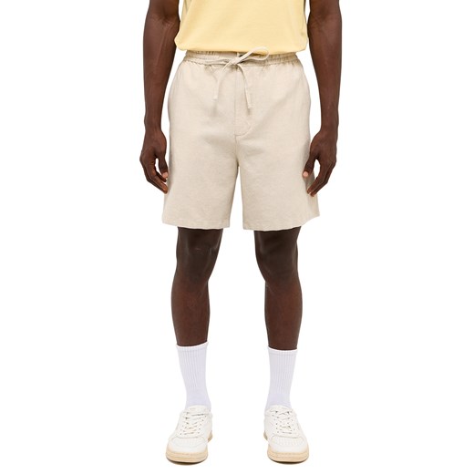Męskie Szorty Mustang Style Linen Jogger Shorts Whisper White 1015146 2013 ze sklepu YouNeedit.pl w kategorii Spodenki męskie - zdjęcie 187503655