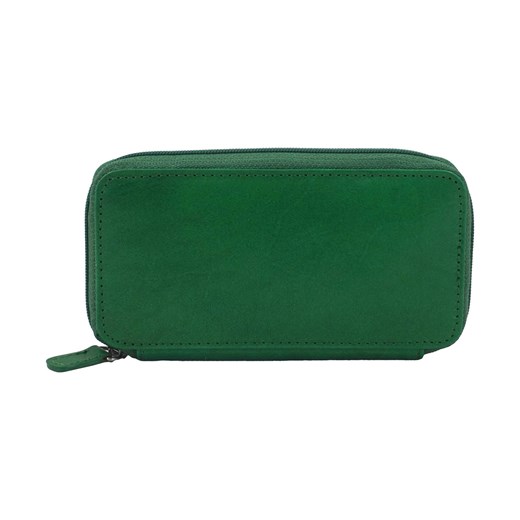 Skórzane etui na klucze - Zielone ze sklepu Barberinis w kategorii Etui - zdjęcie 187503775