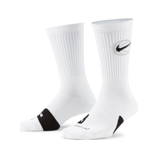 Skarpety do koszykówki Nike Everyday Crew (3 pary) - Biel ze sklepu Nike poland w kategorii Skarpetki damskie - zdjęcie 187504177
