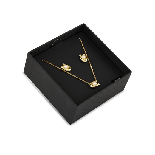 Zestaw naszyjnik i kolczyki Coach 37473741GLD107 Złoty ze sklepu eobuwie.pl w kategorii Komplety biżuterii - zdjęcie 187504248