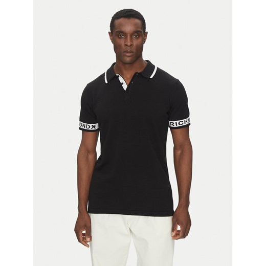 Richmond X Polo UMP25309PO Czarny Regular Fit ze sklepu MODIVO w kategorii Swetry męskie - zdjęcie 187504425