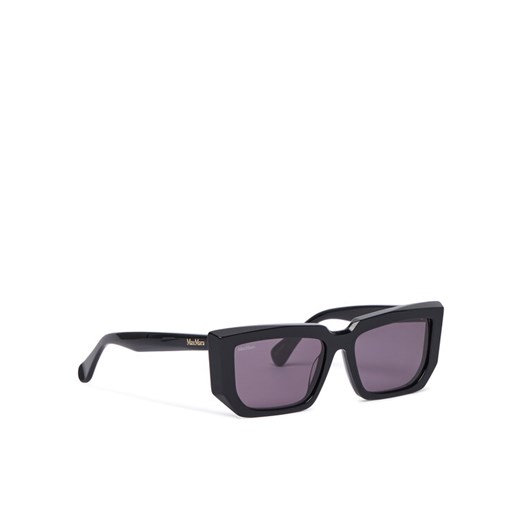 Max Mara Okulary przeciwsłoneczne MM0126 01A Czarny ze sklepu MODIVO w kategorii Okulary przeciwsłoneczne damskie - zdjęcie 187504428