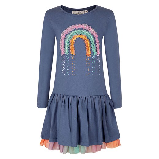 happy girls by Eisend Sukienka w kolorze niebieskim ze sklepu Limango Polska w kategorii Sukienki dziewczęce - zdjęcie 187504677