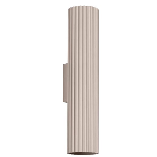 Metalowy podłużny kinkiet ryflowany  F8-B58 ze sklepu Edinos.pl w kategorii Lampy ścienne - zdjęcie 187505137