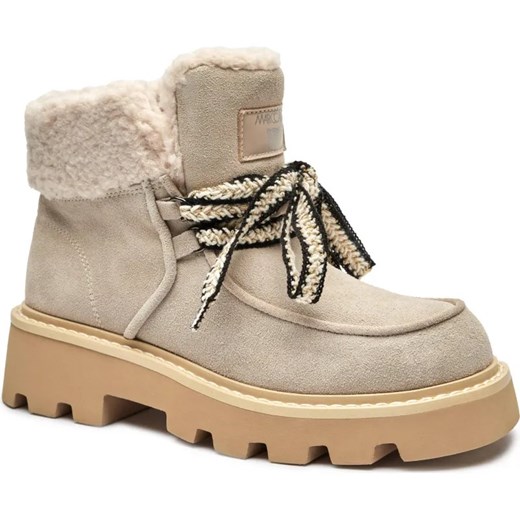 Marc Cain Trapery | shearling | zamsz ze sklepu Gomez Fashion Store w kategorii Śniegowce damskie - zdjęcie 187505229