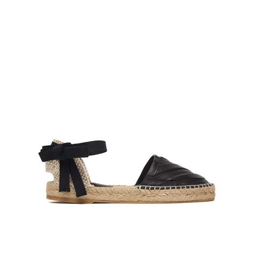 Off-White Espadryle OWIB015S23LEA0011010 Czarny ze sklepu MODIVO w kategorii Espadryle damskie - zdjęcie 187506219