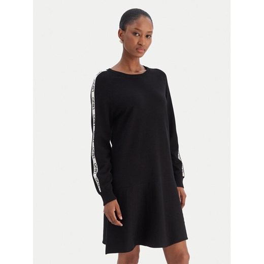 Liu Jo Sport Sukienka dzianinowa TF5288 MS63L Czarny Regular Fit ze sklepu MODIVO w kategorii Sukienki - zdjęcie 187506236