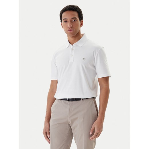 BOSS Polo Parris 50555829 Biały Regular Fit ze sklepu MODIVO w kategorii T-shirty męskie - zdjęcie 187506257
