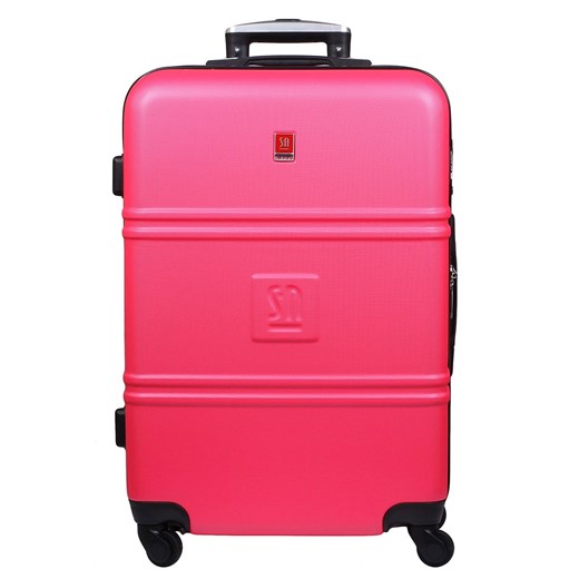 różowa duża walizka  Art Class Collection 75 cm ze sklepu Słoń Torbalski w kategorii Walizki - zdjęcie 187506707