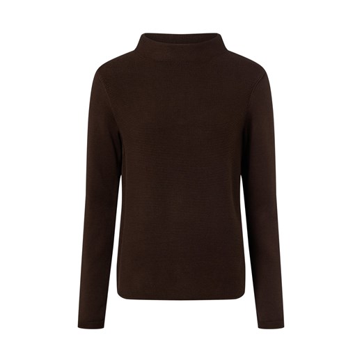 Marc O'Polo Sweter damski z dzianiny Kobiety Bawełna czekoladowy jednolity ze sklepu vangraaf w kategorii Swetry damskie - zdjęcie 187506759