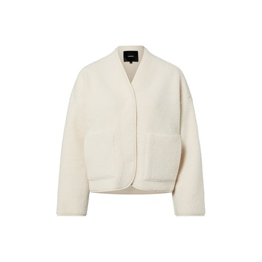 Someday Damska kurtka z pluszowym futerkiem - detal Uteddy Kobiety Sztuczne włókno écru jednolity ze sklepu vangraaf w kategorii Bluzy damskie - zdjęcie 187506766