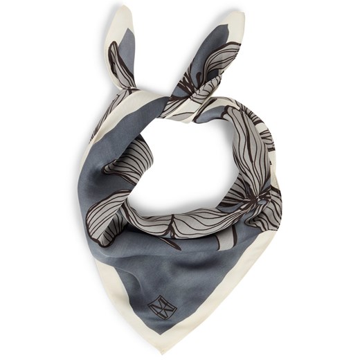 Marc O'Polo Szalik damski Kobiety Sztuczne włókno jasny szary wzorzysty ze sklepu vangraaf w kategorii Szaliki i chusty damskie - zdjęcie 187506826