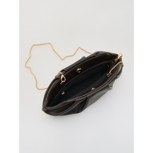 Reserved - Mała torebka na ramię - ciemnobrązowy Reserved ONE SIZE Reserved