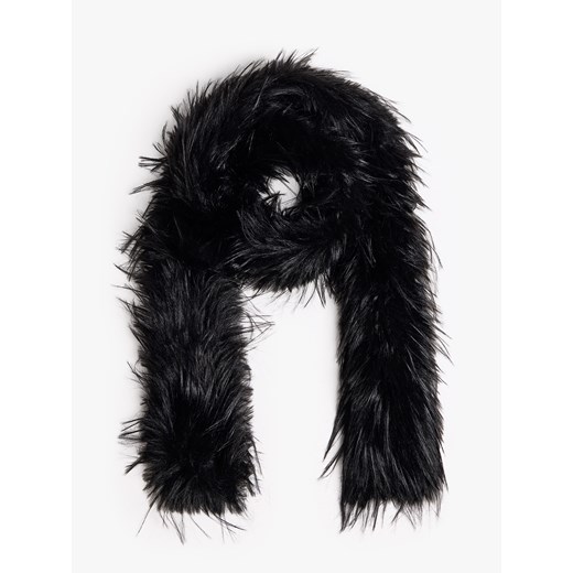 Mohito - Puszysty szalik - czarny ze sklepu Mohito w kategorii Szaliki i chusty damskie - zdjęcie 187506959