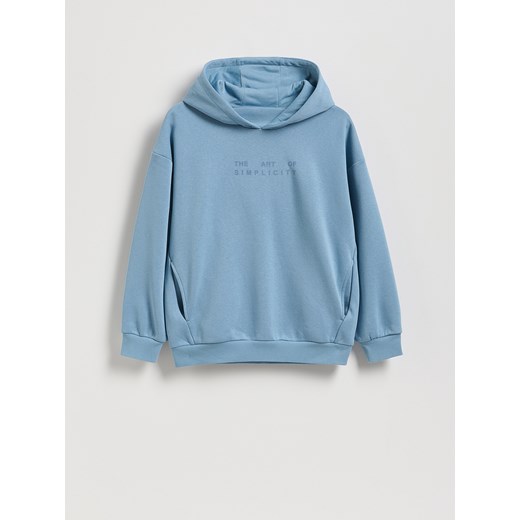 Reserved - Bluza z kapturem - jasnoniebieski ze sklepu Reserved w kategorii Bluzy chłopięce - zdjęcie 187507705