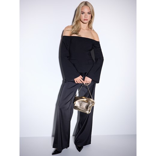 Mohito - Bluzka z odkrytymi ramionami - czarny Mohito 40 Mohito