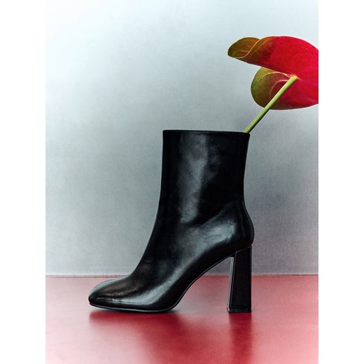 Reserved - Botki na obcasie - czarny ze sklepu Reserved w kategorii Botki - zdjęcie 187508607