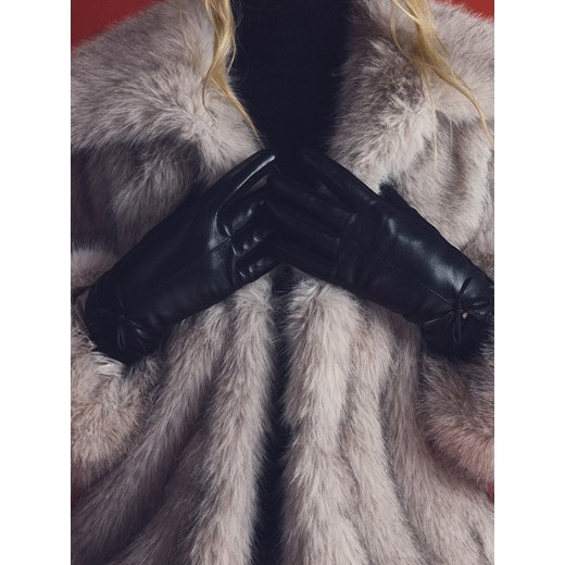 Reserved - Rękawiczki z kokardkami - czarny ze sklepu Reserved w kategorii Rękawiczki damskie - zdjęcie 187508736