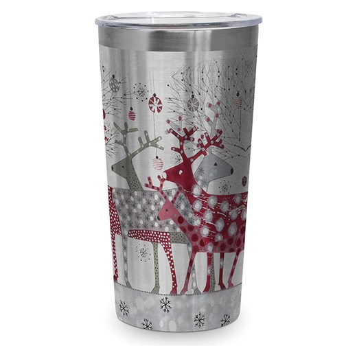 ppd Kubek termiczny &quot;Scandic&quot; w kolorze srebrnym - 400 ml ze sklepu Limango Polska w kategorii Kubki termiczne - zdjęcie 187509747