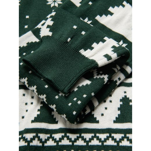 Reserved - Sweter ze wzorem - zielony ze sklepu Reserved w kategorii Swetry chłopięce - zdjęcie 187510577