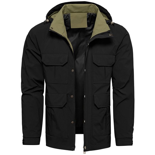 Kurtka męska czarna przejściowa Recea ze sklepu Recea.pl w kategorii Kurtki męskie - zdjęcie 187510967