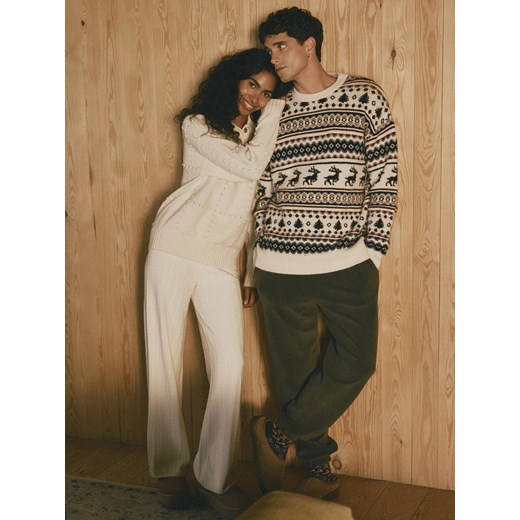 Reserved - Polarowe spodnie regular - oliwkowy ze sklepu Reserved w kategorii Spodnie damskie - zdjęcie 187511139