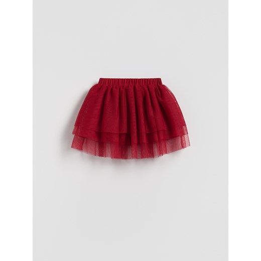 Reserved - Tiulowa spódnica - czerwony ze sklepu Reserved w kategorii Spódnice dziewczęce - zdjęcie 187511367