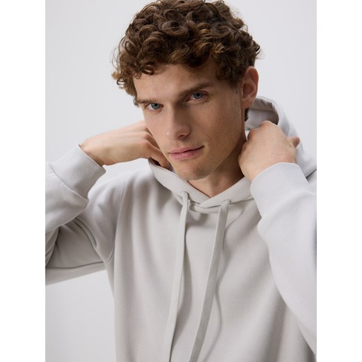 Reserved - Bluza regular z kapturem - jasnoszary ze sklepu Reserved w kategorii Bluzy męskie - zdjęcie 187511457