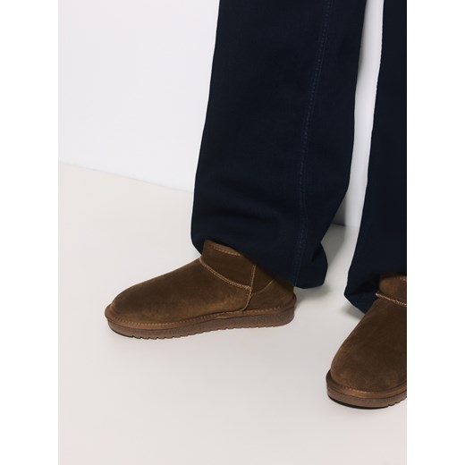 Reserved - Zamszowe śniegowce - beżowy Reserved 36 Reserved