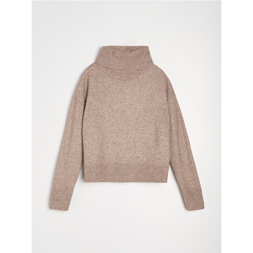 Sinsay - Gładki golf basic - brązowy ze sklepu Sinsay w kategorii Swetry damskie - zdjęcie 187513465