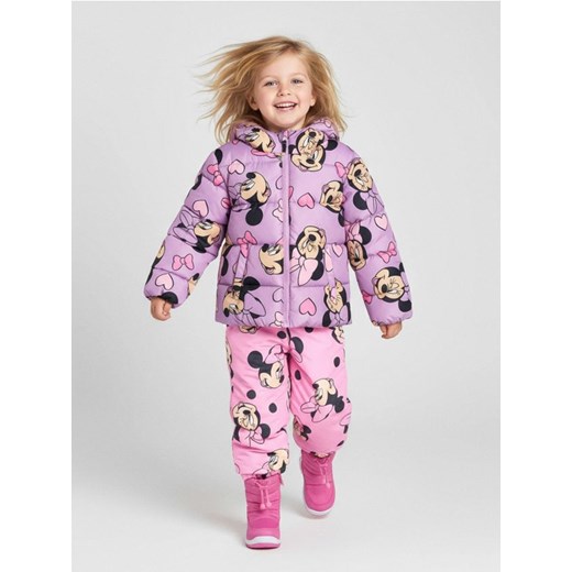Sinsay - Pikowana kurtka z kapturem Minnie Mouse - wielobarwny ze sklepu Sinsay w kategorii Kurtki dziewczęce - zdjęcie 187513569