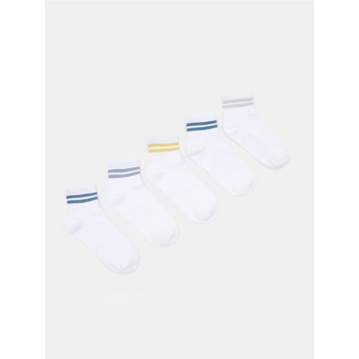 Sinsay - Skarpetki zdobione paskami 5 pack - wielobarwny ze sklepu Sinsay w kategorii Skarpetki dziecięce - zdjęcie 187513576