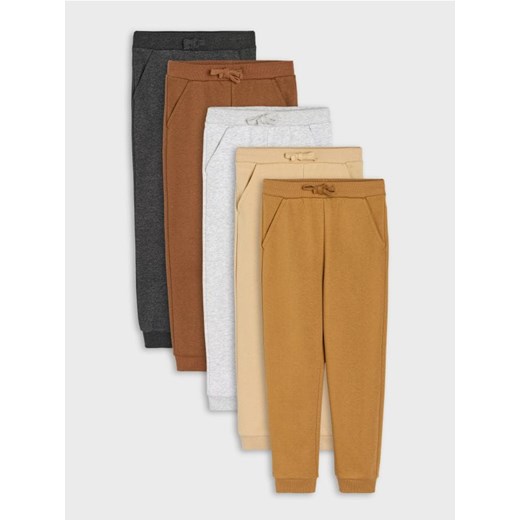 Sinsay - Spodnie 5 pack - brązowy Sinsay 98 (2-3 l) Sinsay