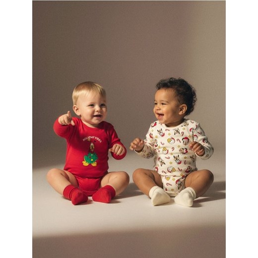 Sinsay - Body 2 pack Mickey Mouse - czerwony ze sklepu Sinsay w kategorii Body niemowlęce - zdjęcie 187513628