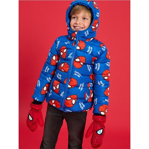 Sinsay - Rękawiczki z polarem i elementami odblaskowymi Spider-Man - czerwony ze sklepu Sinsay w kategorii Rękawiczki dziecięce - zdjęcie 187513686