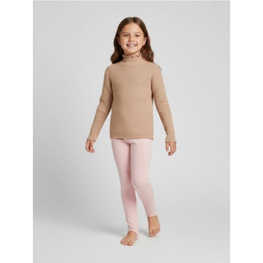 Sinsay - Legginsy z zapiętkiem - różowy ze sklepu Sinsay w kategorii Spodnie dziewczęce - zdjęcie 187513729