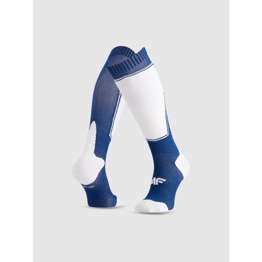 Męskie skarpety narciarskie 4F 4FRAW25UFSOM263 - granatowe ze sklepu Sportstylestory.com w kategorii Skarpetki męskie - zdjęcie 187513965