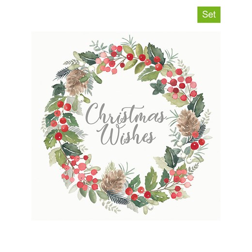 ppd Serwetki (40 szt.) &quot;Merry Wreath&quot; ze wzorem ze sklepu Limango Polska w kategorii Akcesoria kuchenne - zdjęcie 187515269