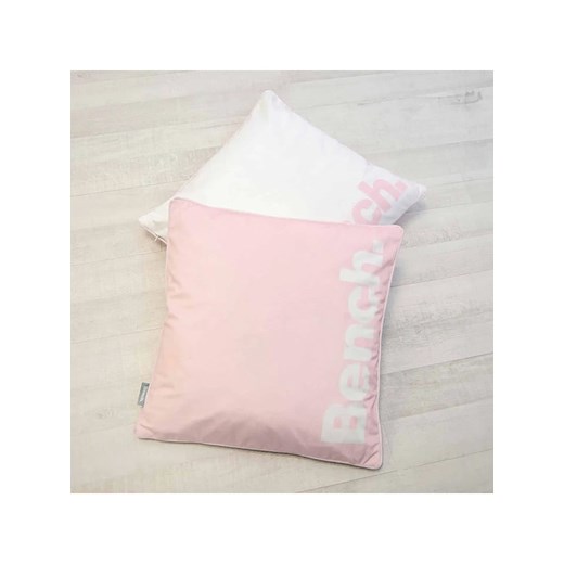 Bench Poszewka w kolorze jasnoróżowo-białym na poduszkę - 50 x 50 cm ze sklepu Limango Polska w kategorii Poduszki dekoracyjne - zdjęcie 187515557