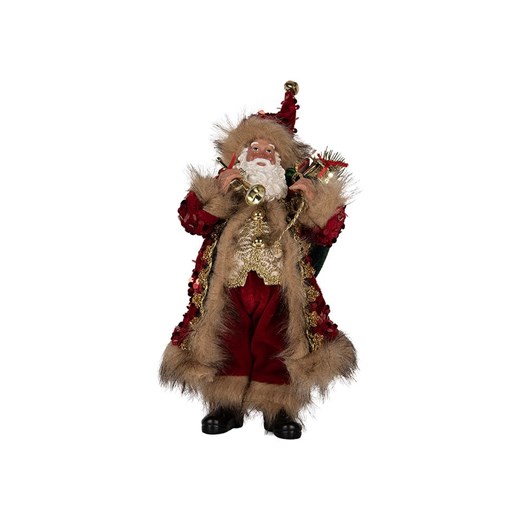 Clayre &amp; Eef Figurka dekoracyjna w kolorze czerwono-beżowym - wys. 31 cm ze sklepu Limango Polska w kategorii Dekoracje - zdjęcie 187515925