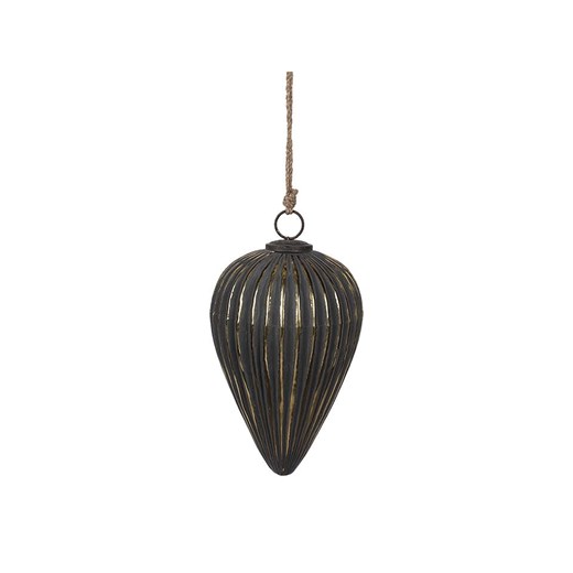 Clayre &amp; Eef Bombka w kolorze złoto-szarym - Ø 15 cm ze sklepu Limango Polska w kategorii Dekoracje bożonarodzeniowe - zdjęcie 187516007