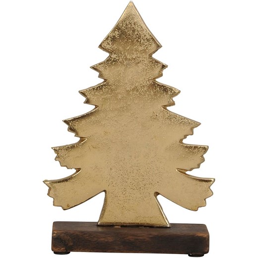 POSIWIO Figurka dekoracyjna &quot;Tree&quot; w kolorze złotym - 14,5 x 21 x 5 cm ze sklepu Limango Polska w kategorii Dekoracje - zdjęcie 187516035