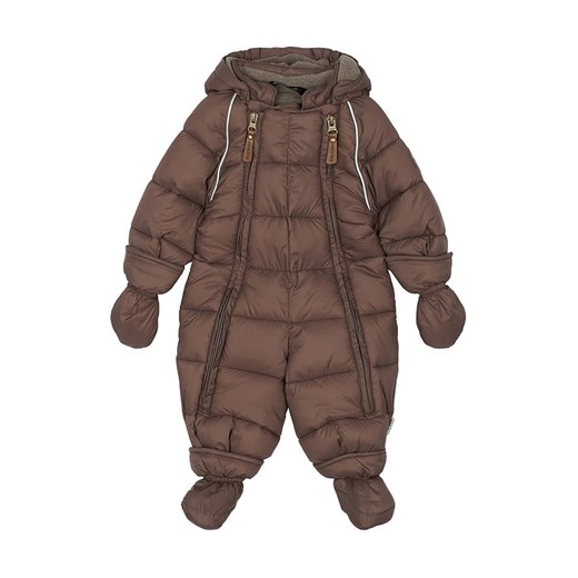 mikk-line Kombinezon zimowy w kolorze brązowym ze sklepu Limango Polska w kategorii Kombinezony i kurtki - zdjęcie 187516166