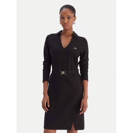Liu Jo Sukienka codzienna TF5224 JS182 Czarny Regular Fit ze sklepu MODIVO w kategorii Sukienki - zdjęcie 187516455