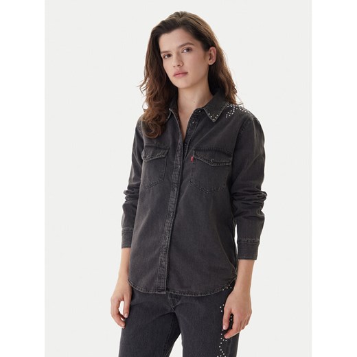 Levi's® Koszula jeansowa Western 16786-0108 Czarny Regular Fit ze sklepu MODIVO w kategorii Koszule damskie - zdjęcie 187516467