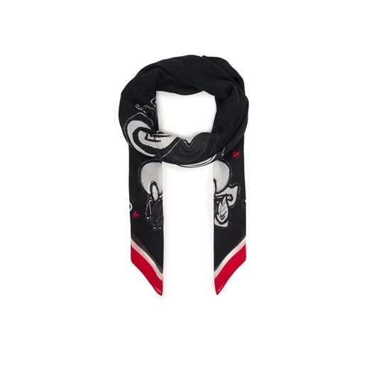 KARL LAGERFELD Szal B1W33106 Czarny ze sklepu MODIVO w kategorii Szaliki i chusty damskie - zdjęcie 187516486