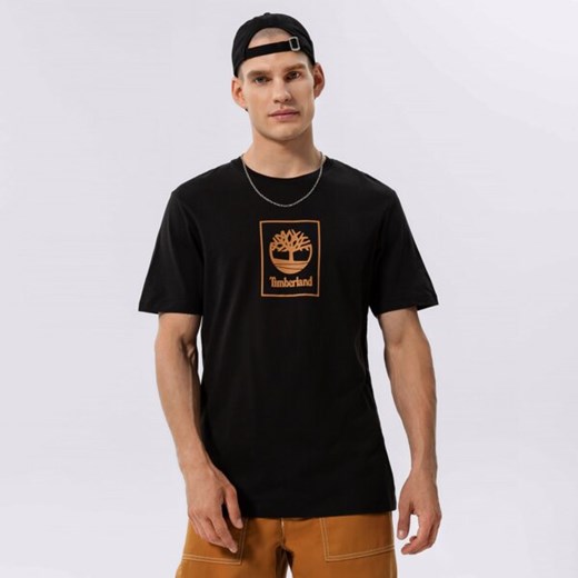 TIMBERLAND T-SHIRT EPP - SS STACK LOGO PRINT TEE ze sklepu Sizeer w kategorii T-shirty męskie - zdjęcie 187516867