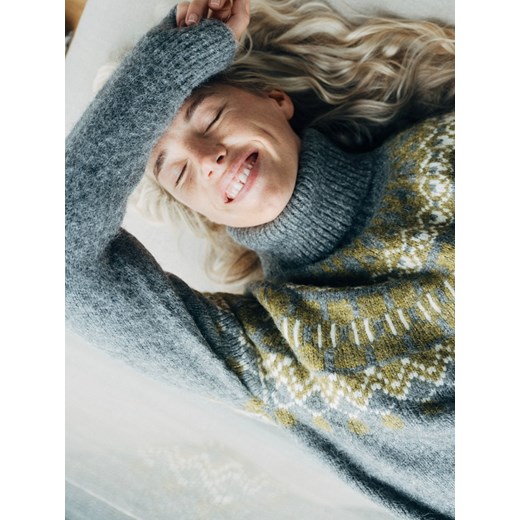 Reserved - Sweter z domieszką wełny - wielobarwny ze sklepu Reserved w kategorii Swetry damskie - zdjęcie 187516895